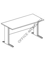 Стол письменный на металлокаркасе 28292 на Office-mebel.ru