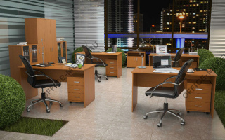 Лайт - Офисная мебель для персонала светлого декора светлого декора на Office-mebel.ru