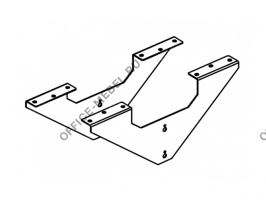 Кронштейн-усилитель рабочей станции (к-т 2 шт.) QB-01 (Y) Б на Office-mebel.ru