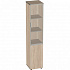 Шкаф высокий узкий с прозр. стеклом (правый) V-2.6+4.0.1R+4.3.1R+V+ на Office-mebel.ru 1