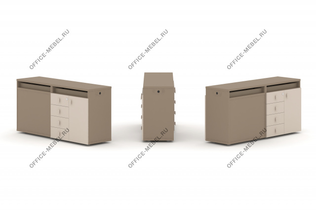 Набор №6. Тумба двойная с топом ES.NB.2T-6 на Office-mebel.ru