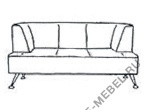 Трехместный диван 3 на Office-mebel.ru