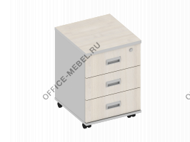 Тумба выкатная с замком на верхний ящик MDF401 на Office-mebel.ru