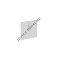 Двери стеклянные низкие прозрачные (2шт.) К 622  на Office-mebel.ru