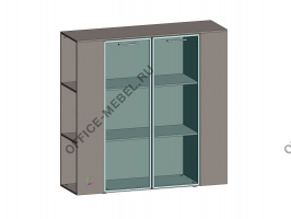 Шкаф средний универсальный с боковыми стеллажами JNO928.U727 на Office-mebel.ru
