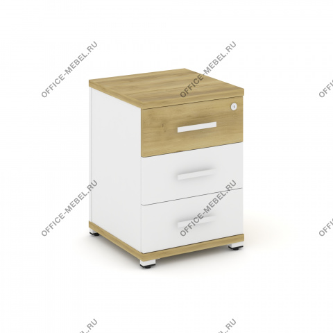 Тумба опорная/приставная 3 ящика. CN.TUO-001 на Office-mebel.ru