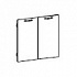 Двери двойные с замком (для шкафа 2С) B2D40K-2 на Office-mebel.ru 1