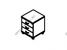 Тумба подкатная 3 ящика FLS207 на Office-mebel.ru