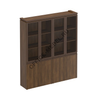 Шкаф для документов со стеклянными дверями МК 360 ДА на Office-mebel.ru