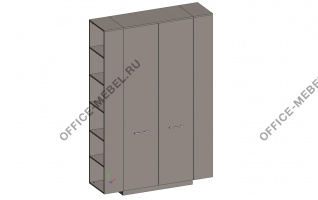 Гардероб с боковыми стеллажами JNS933.U727 на Office-mebel.ru