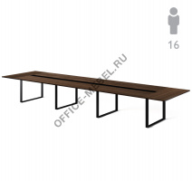 EXE Стол д/перегов L536 черн 101 912 WAL 09 BL на Office-mebel.ru