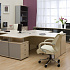 Шкаф со стеклом в алюминиевом профиле V-614 на Office-mebel.ru 2