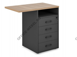 Тумба приставная 4 ящика EVL309 на Office-mebel.ru