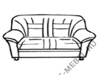 Двухместный диван 3 на Office-mebel.ru