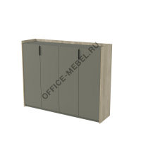 ШКАФ СРЕДНИЙ, ДВУСОСТАВНЫЙ 15ШДC.1401 			 на Office-mebel.ru