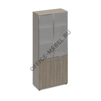 Шкаф двери стекло в алюминиевой рамке МР 9480 на Office-mebel.ru