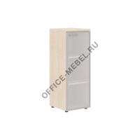 Шкаф колонка со стеклянной дверью в алюминиевой раме  и топом XMC 42.7 L на Office-mebel.ru