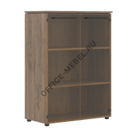 Шкаф со стеклянными дверьми Enio MMC 85.2					 на Office-mebel.ru