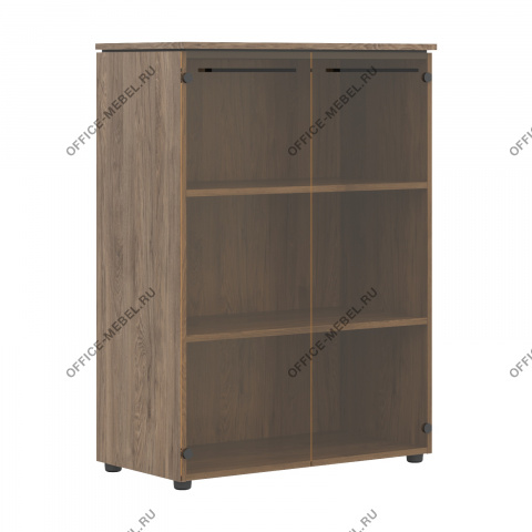 Шкаф со стеклянными дверьми Enio MMC 85.2					 на Office-mebel.ru