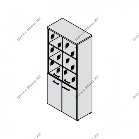 Шкаф комбинированный 72H002 на Office-mebel.ru