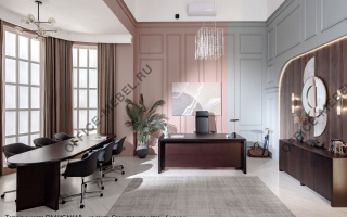 Tempio - Кабинеты руководителя из материала Кожезаменитель	 из материала Кожезаменитель	 на Office-mebel.ru