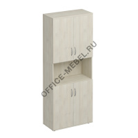Шкаф для документов закрытый 4-ёх дверный с нишей К.374 на Office-mebel.ru