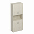 Шкаф для документов закрытый 4-ёх дверный с нишей К.374 на Office-mebel.ru 1