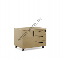 ENZO Тумба 3 ящика, 1 дверь 109 502 ECL-L 01 на Office-mebel.ru