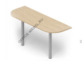 Полукруглый приставной элемент (опора квадратного сечения) UCPE165 на Office-mebel.ru