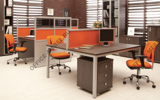 Васанта - Офисная мебель для персонала темного декора темного декора на Office-mebel.ru