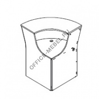 Внешний угловой модуль боковой (левый/правый) SC90L/R на Office-mebel.ru