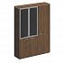 Шкаф комбинированный (со стеклом + для одежды узкий) ВЛ 358 ДТ на Office-mebel.ru 1