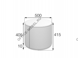 Пуф на регулируемой опоре БН-5045 на Office-mebel.ru