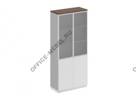 Шкаф для документов со стеклянными дверьми СИ 308 на Office-mebel.ru