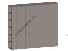 Шкаф с полками и гардероб со стеллажами JNO936.U727 на Office-mebel.ru