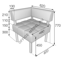 Секция угловая Bu1-1 на Office-mebel.ru