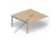 Стол «Bench» с креплением к тумбе с врезным блоком LVRU13.1616-2 на Office-mebel.ru