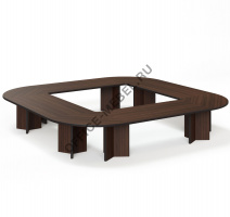 LEGNO Стол переговоров 416х416 LEGNO Conference table 416x416 WA на Office-mebel.ru