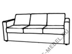 Трехместный диван 3 на Office-mebel.ru