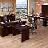 Стол письменный с тумбой и приставкой LVP190101 на Office-mebel.ru 2