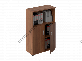Шкаф средний полузакрытый 22/28-2 на Office-mebel.ru