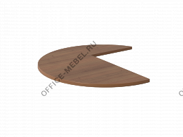 Приставка с вырезом х69 л/пр на Office-mebel.ru