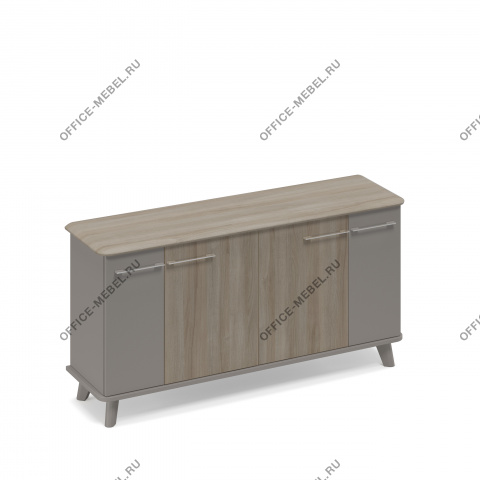 Шкаф низкий закрытый греденция ТМ 341 на Office-mebel.ru