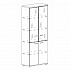 Шкаф для документов со стеклянными дверьми в алюминиевой рамке А4 9380 БП на Office-mebel.ru 1