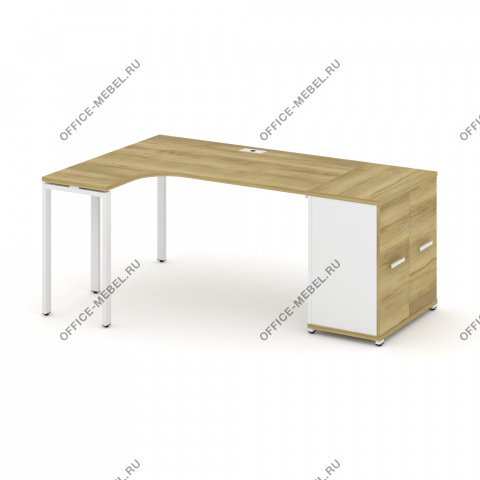 Стол эргономичный с опорным распашным шкафом CN.SA-209(L/R) на Office-mebel.ru