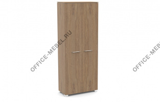 Шкаф для одежды комбинированный (вешалка, полки), задняя стенка ЛДСП G-741 на Office-mebel.ru