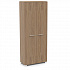Шкаф для одежды комбинированный (вешалка, полки), задняя стенка ЛДСП G-741 на Office-mebel.ru 1