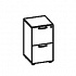 Шкаф - тумба с ящиками B1C43D2 на Office-mebel.ru 1