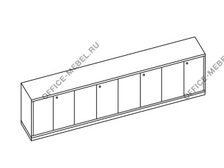Книжный шкаф PVFALT-B5 на Office-mebel.ru