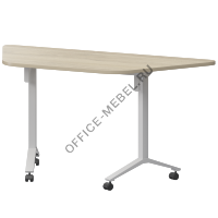 Стол трапеция мобильный складной радиусный МБ-127.58Т на Office-mebel.ru